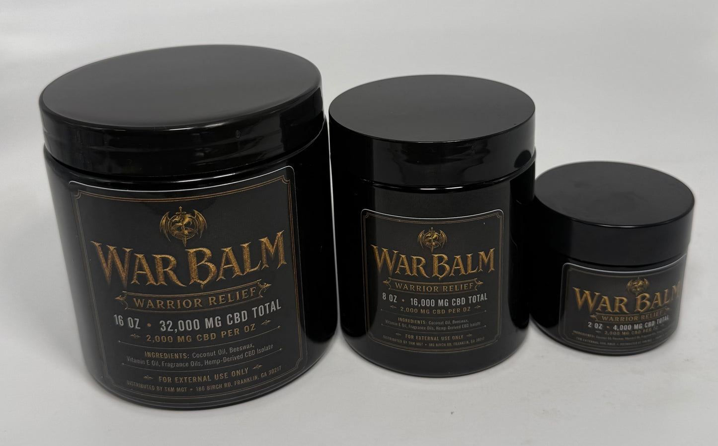 DragonSlayer War Balm - High-Potency CBD Balm | 2,000 MG Per Oz