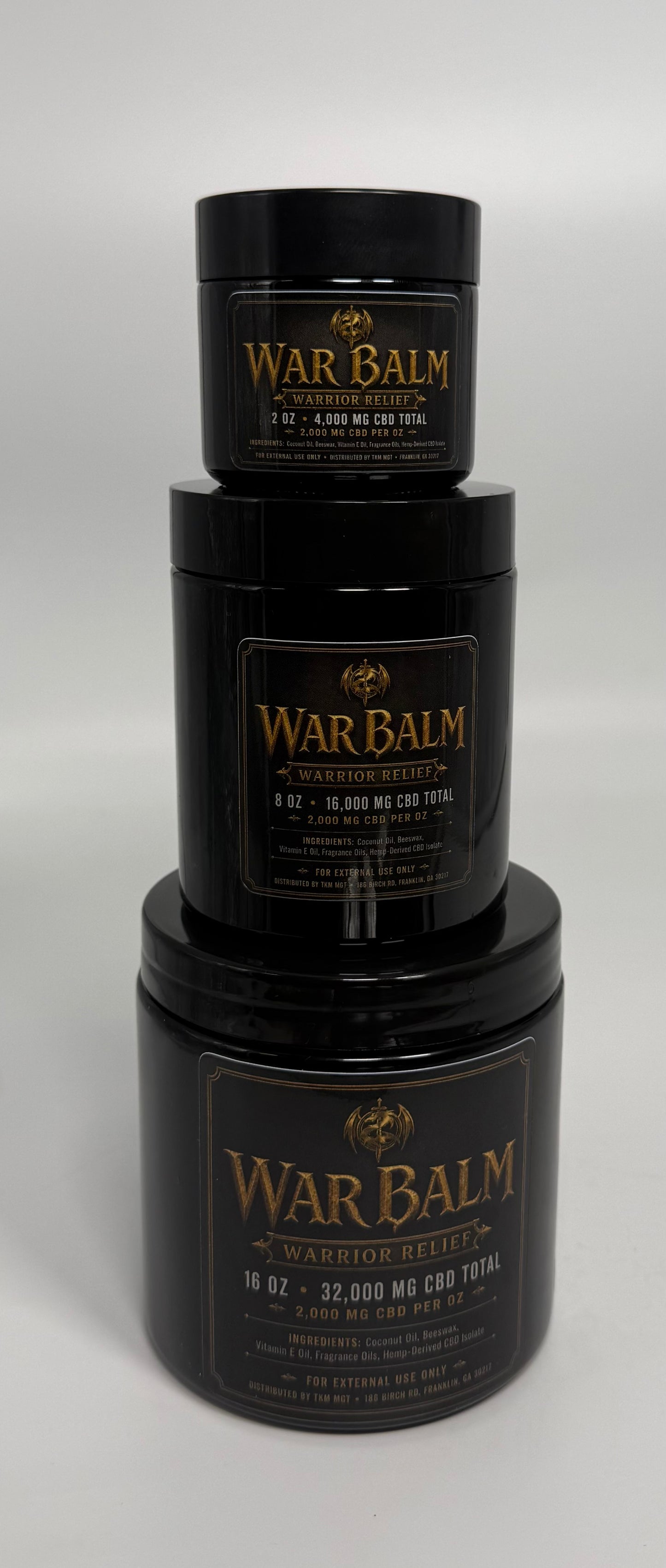DragonSlayer War Balm - High-Potency CBD Balm | 2,000 MG Per Oz