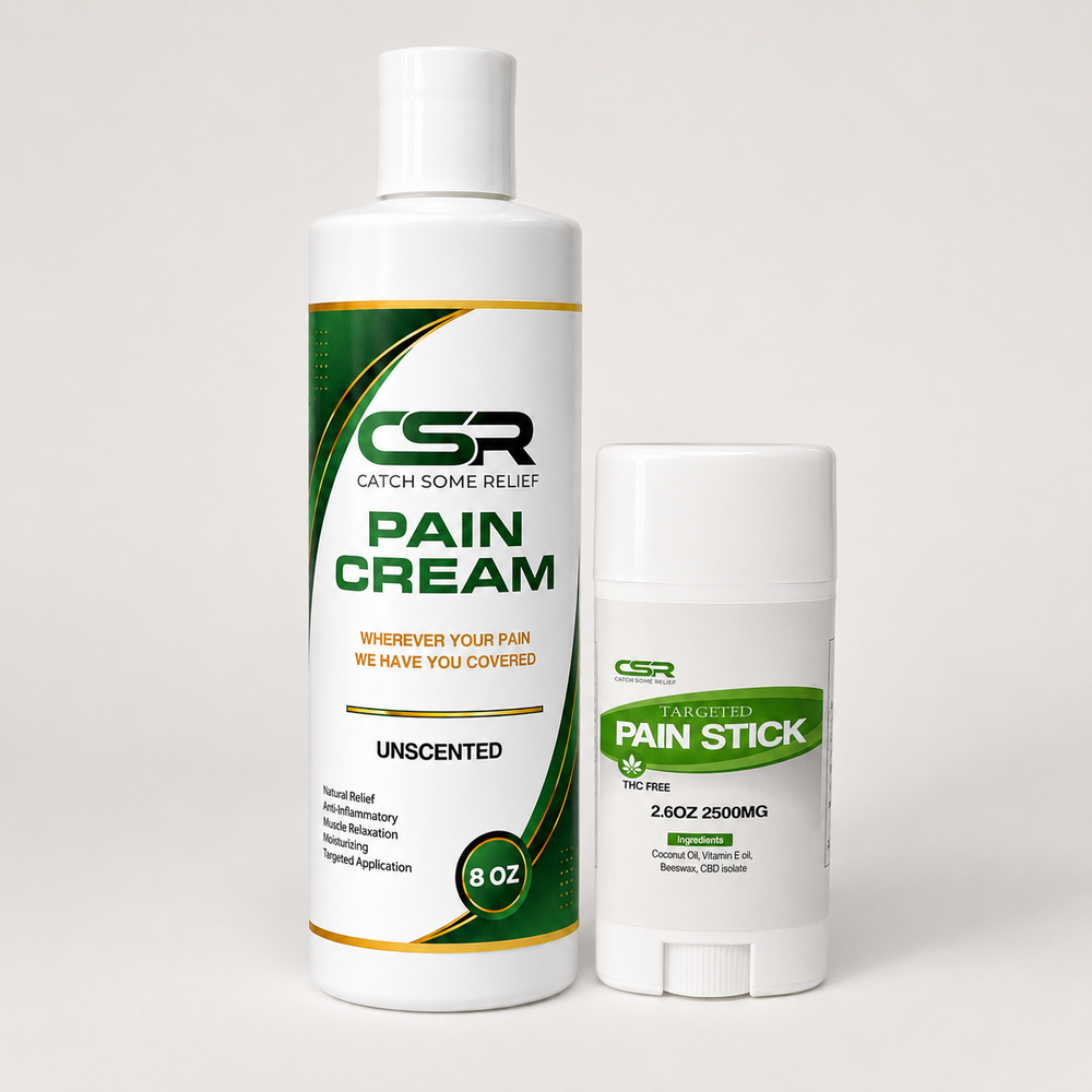 CSR 8 oz Cream + FREE Pain Stick Bundle