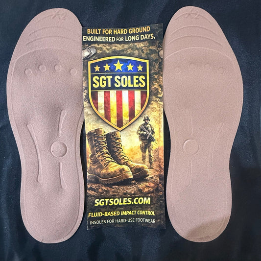 SGT Soles insoles with hard-use footwear product card